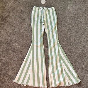 Striped Flare Pants